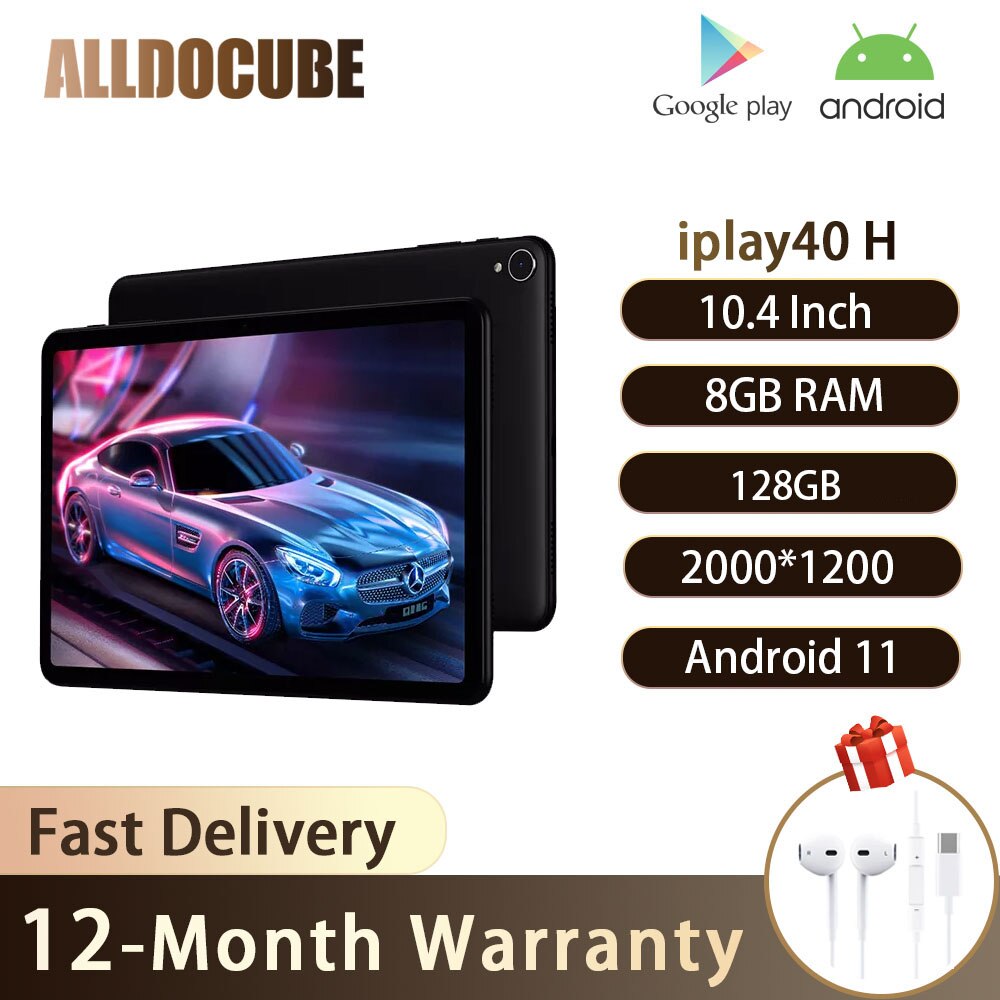 Alldocube iPlay ȵ̵ 11 º PC,  Ÿھ,  4G LTE, BT5.0, CPU T618, 2000*1200, IPS 8GB RAM, 128G ROM, 40 H